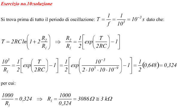 Progetto di circuito astabile con amplificatore operazionale