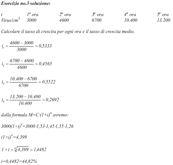 tasso di crescita medio con media geometrica