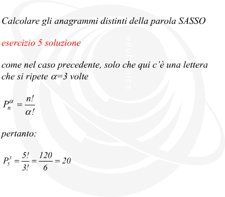 Combinatoria permutazioni