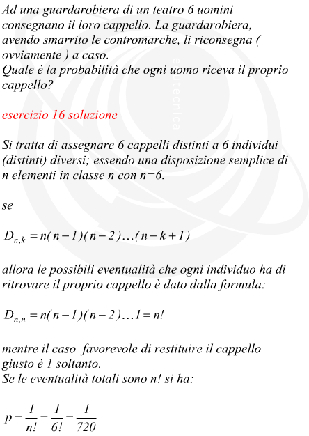 esempio calcolo probabilit