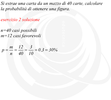 probabilit mazzo di carte da 40