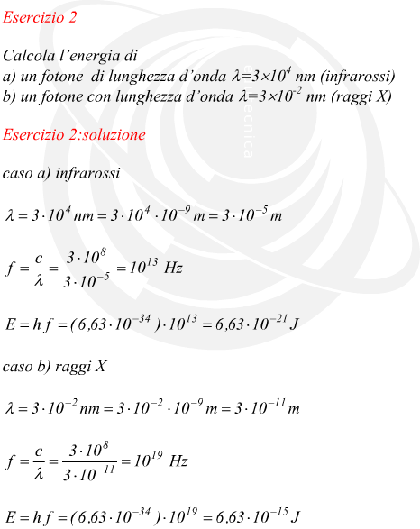 caso a) infrarossi caso b) raggi X