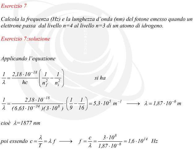 Applicando l’equazione lunghezza d'onda poi  frequenza