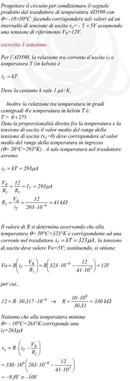 Modifica dell'offset del segnale di uscita