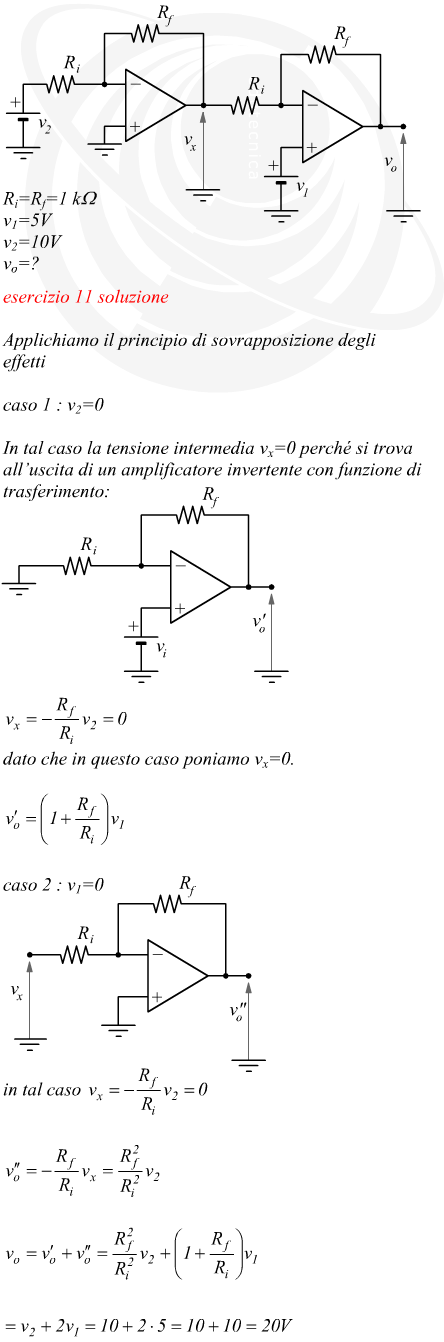 Amplificatori operazionali in cascata