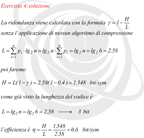 Lunghezza del codice ed efficienza di una sorgente discreta
