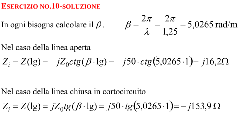 Impedenza di ingresso di una linea di trasmissione