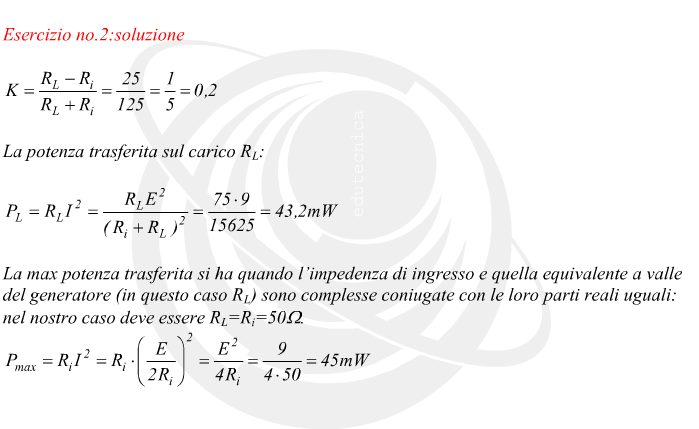 Coefficiente di riflessione di un quadripolo