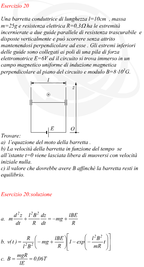 forza elettromotrice indotta in una spira rotante in un campo magnetico