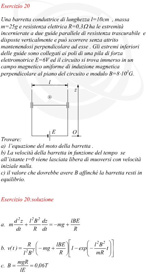Forza elettromotrice indotta in una spira rotante in un campo magnetico