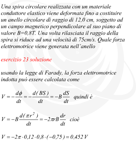 forza elettromotrice indotta da un campo magnetico uniforme superficie variabile