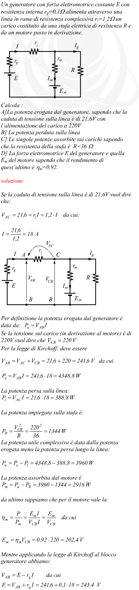 Potenza utilizzata da una stufa elettrica