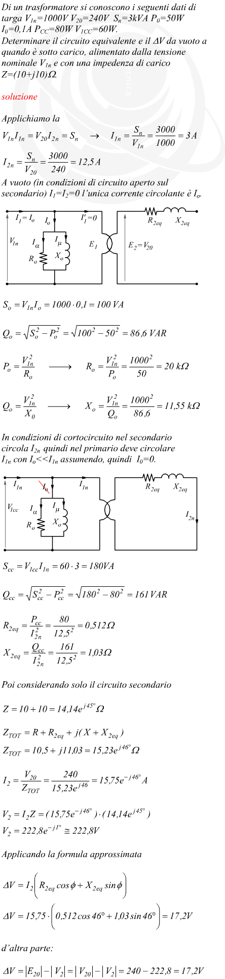 trasformatore caduta di tenzione industriale