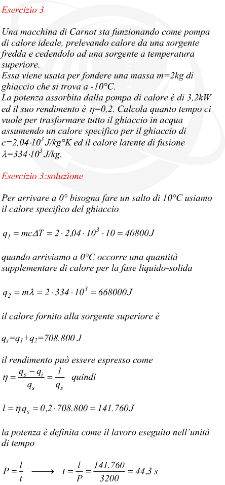 Macchina di Carnot come pompa di calore