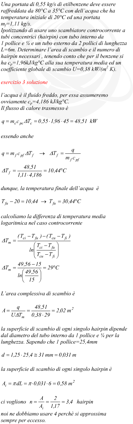 scambiatore di calore per raffreddare etilbenzene