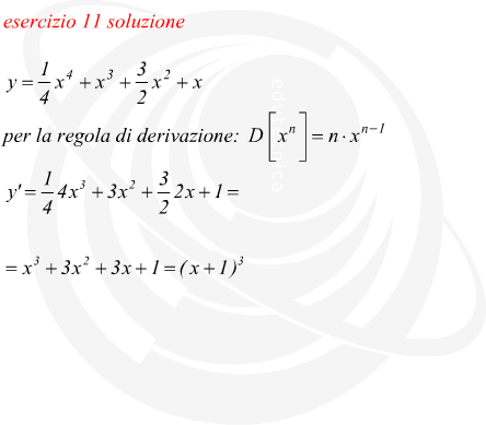 derivata di una funzione polinomio