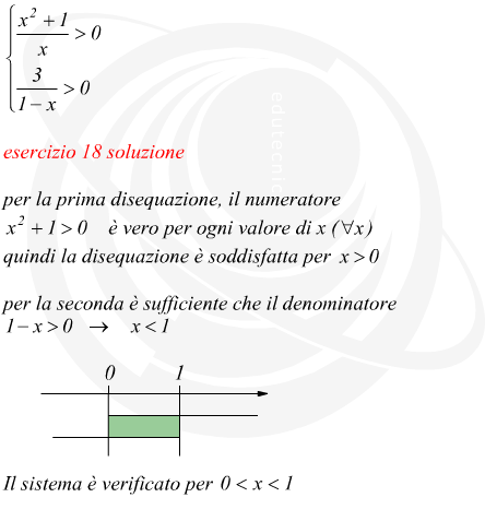 sistemi di disequazioni online