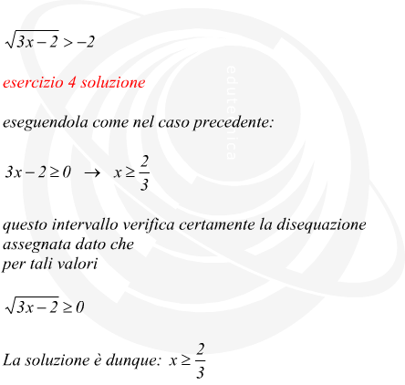 disequazioni irrazionali esercizi