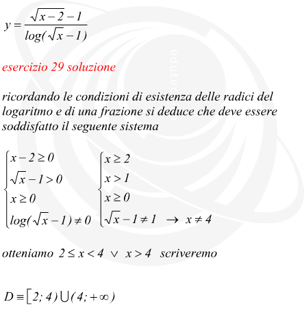 Dominio di esistenza una funzione composta goniometrica e razionale fratta