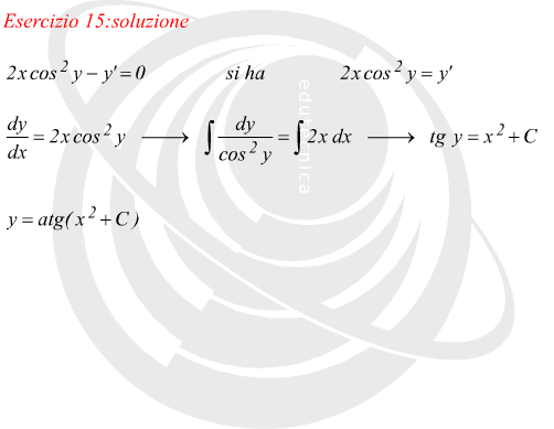 equazione differenziale integrazione per sostituzione