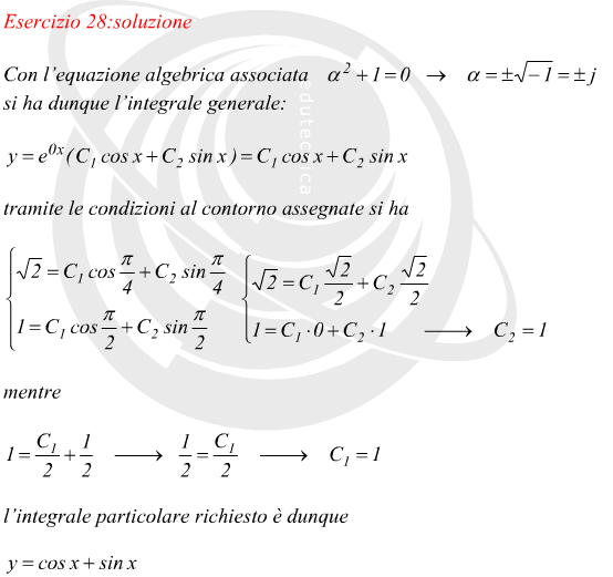 integrale particolare equazione differenziale