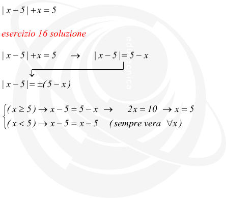 equazioni con modulo risolte