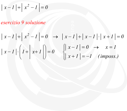 equazioni con modulo risolte