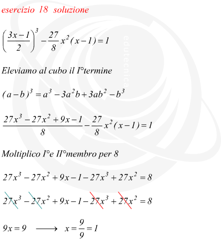 Risoluzione di un'equazione frazionaria