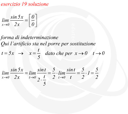 Limite di funzione trigonometrica con forma indeterminata 0/0