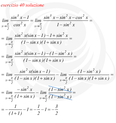 Limite di funzione con forma di indecisione e limiti notevoli