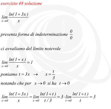 Limite di funzione logaritmica con forma di indeterminazione 0/0