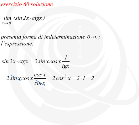 Limite di funzione trigonometrica con forma di indecisione 0*infinito