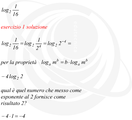 calcolo di una espressione logaritmica