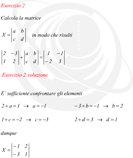 somma di matrici quadrate