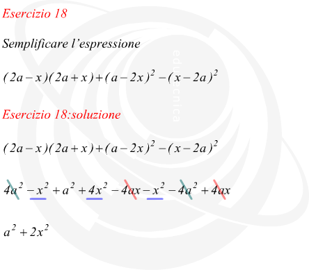 Semplificare espressione matematica
