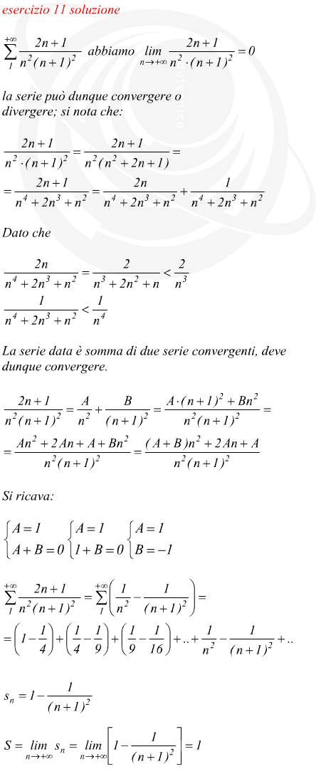 verifica di un limite finito per x che tende ad un valore finito di una funzione razionale intera