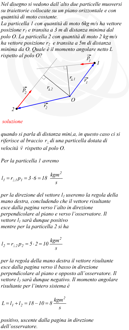 Risultante di momenti angolari