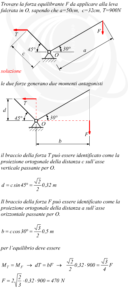 Leva e calcolo del momento