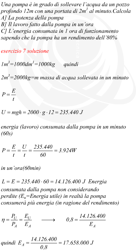 Calcolare la potenza di una pompa in base all'altezza di aspirazione