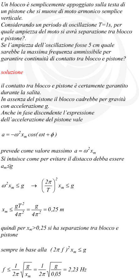 oscillatore armonico verticale