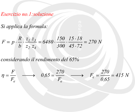 Forza effettiva applicata ad un verricello