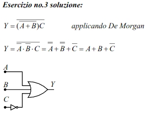 Esercizi su circuiti combinatori